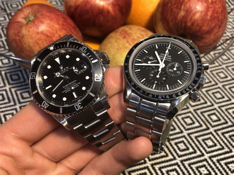 rolex submariner v omega moonwatch|are omega watches worth anything.